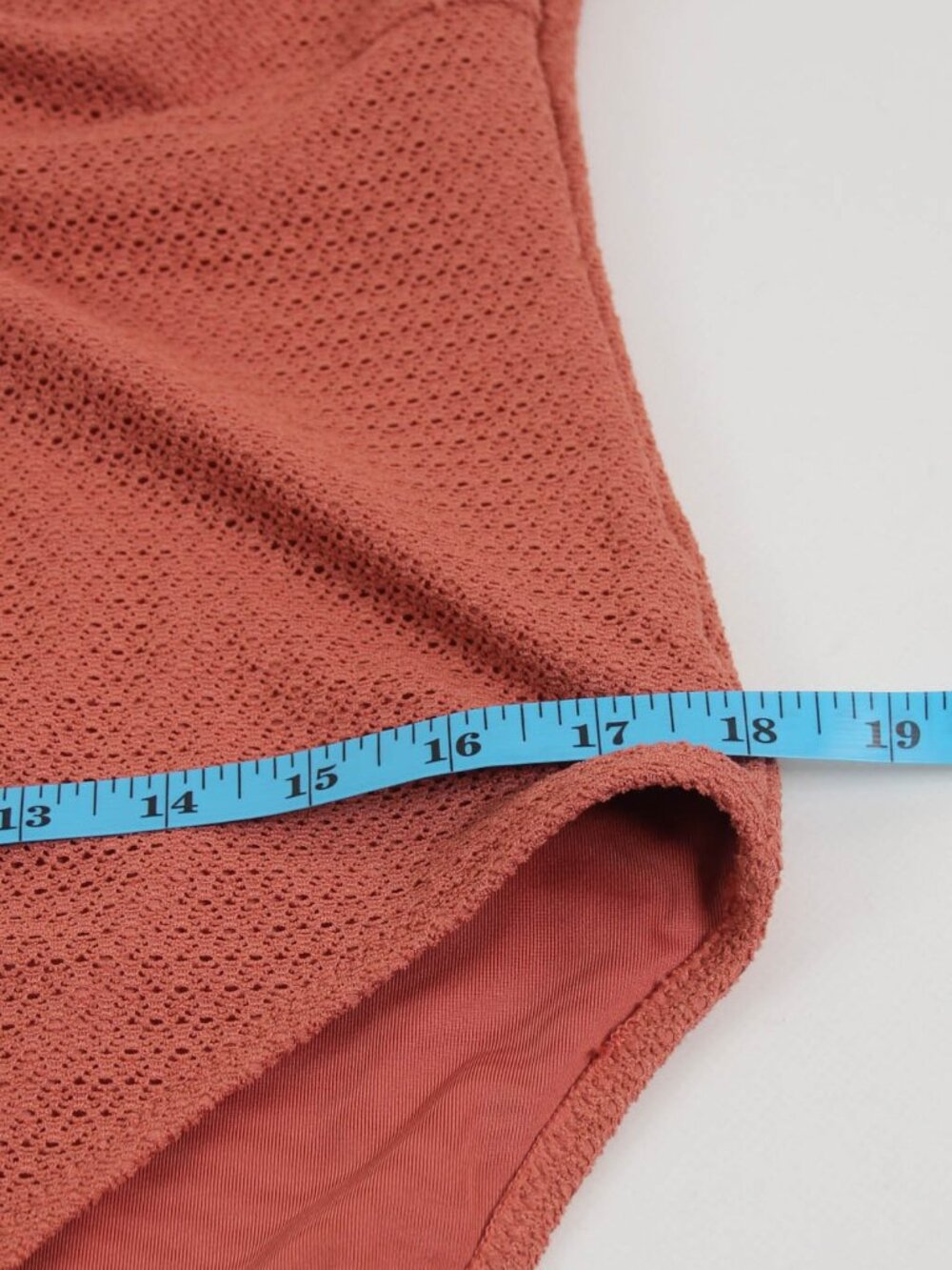 NWT Old Navy Textured One Piece Swimsuit XL Mauve Pink - Picture 9 of 9